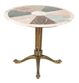 Marble Topped Center Table