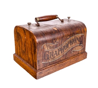 The Gramophone Columbia Oak Case