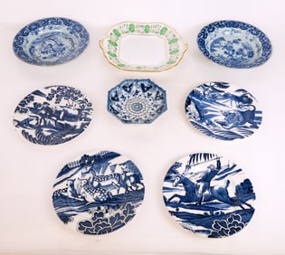 Group Of Porcelain Plates, 8