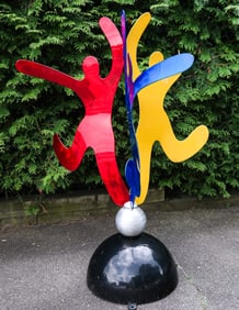 Steve ZALUSKI "Three Dancers" Kinetic Sculpture