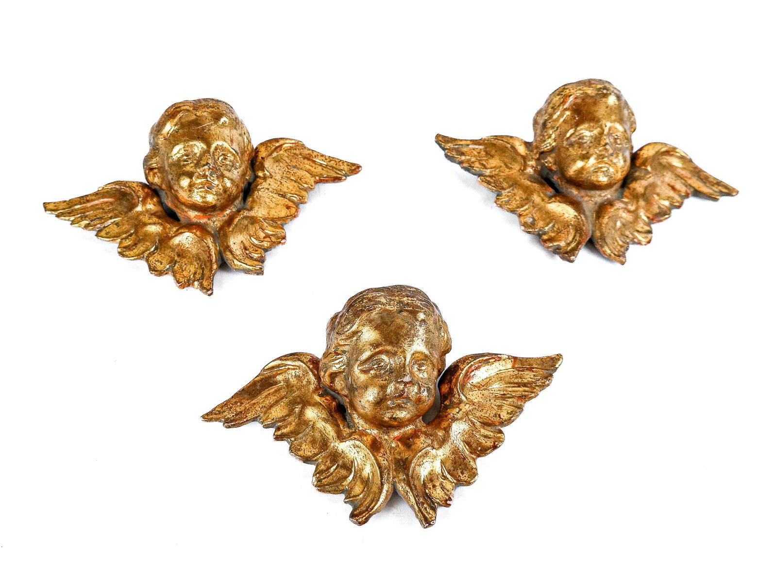 Three Giltwood Putto Wall Appliques (1 of 11)