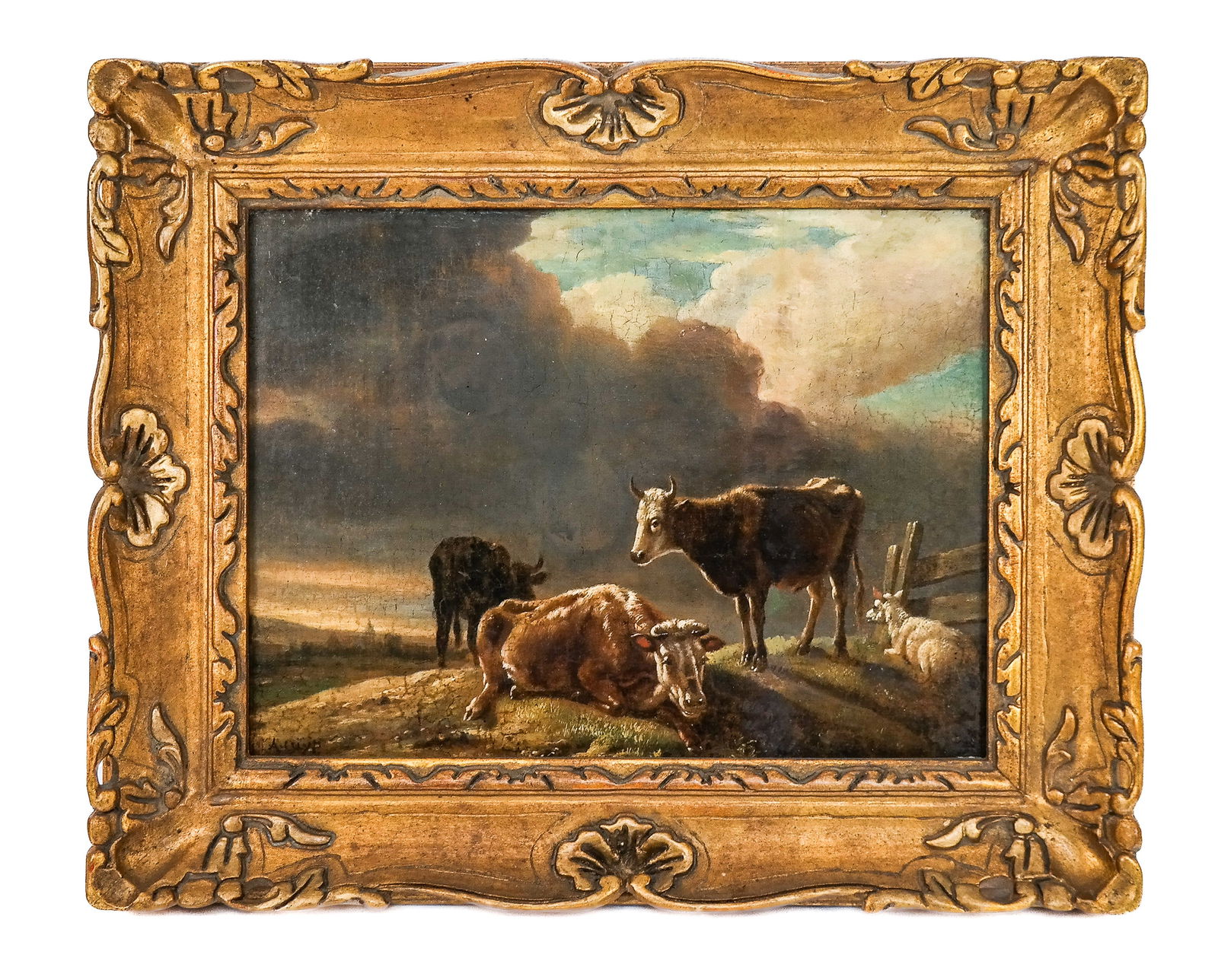 20th C. Portrait Study Of A Man - Oil On Panel (1 of 10)