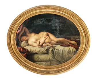 Manner Of RUBENS: Venus & Cupid - Oil Painting