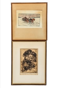 Victor Archipovich Ivanoff - Two Works