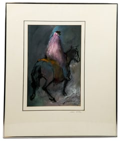 Ken NISHI: "Weary Rider" - Mixed Media