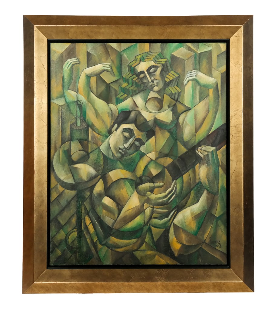 Yuri YUROZ: "Serenade In Green" - Oil Painting (1 of 12)