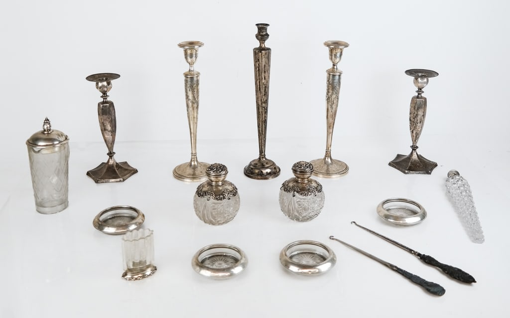 English Silver Drinks Tray (1 of 8)