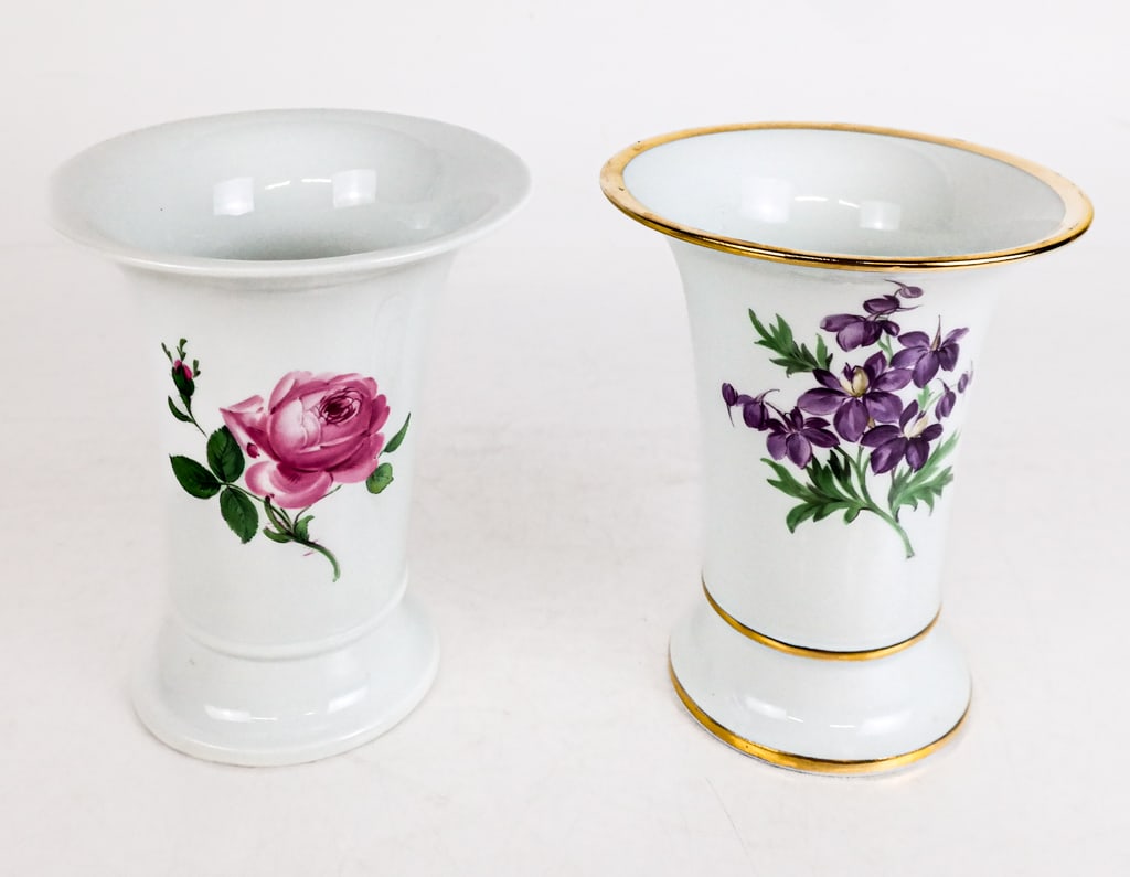 Two Meissen Porcelain Cache Pots (1 of 7)