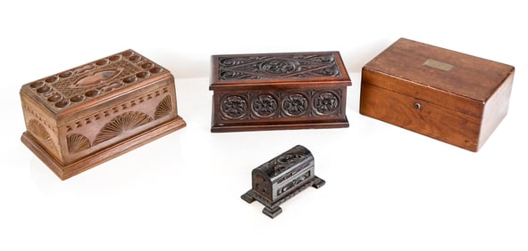 Three boxes and a Humidor