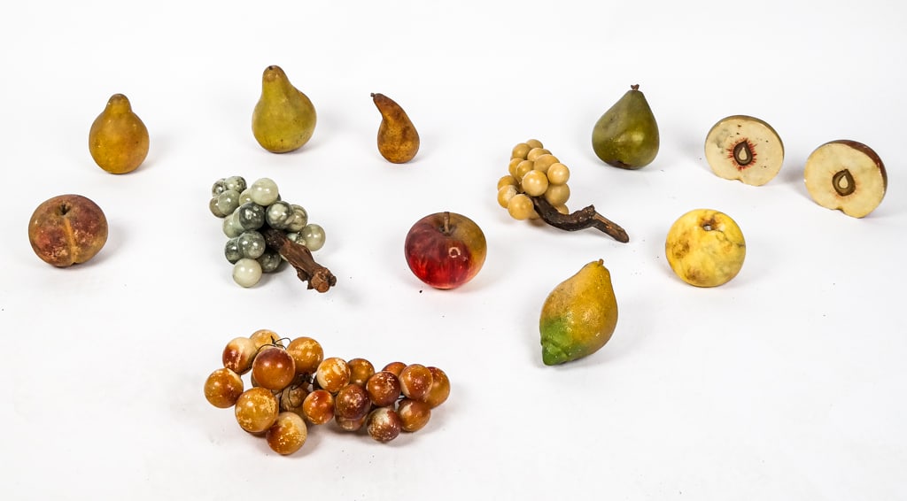 Assorted Oversize Stone And Marble Fruit (1 of 14)