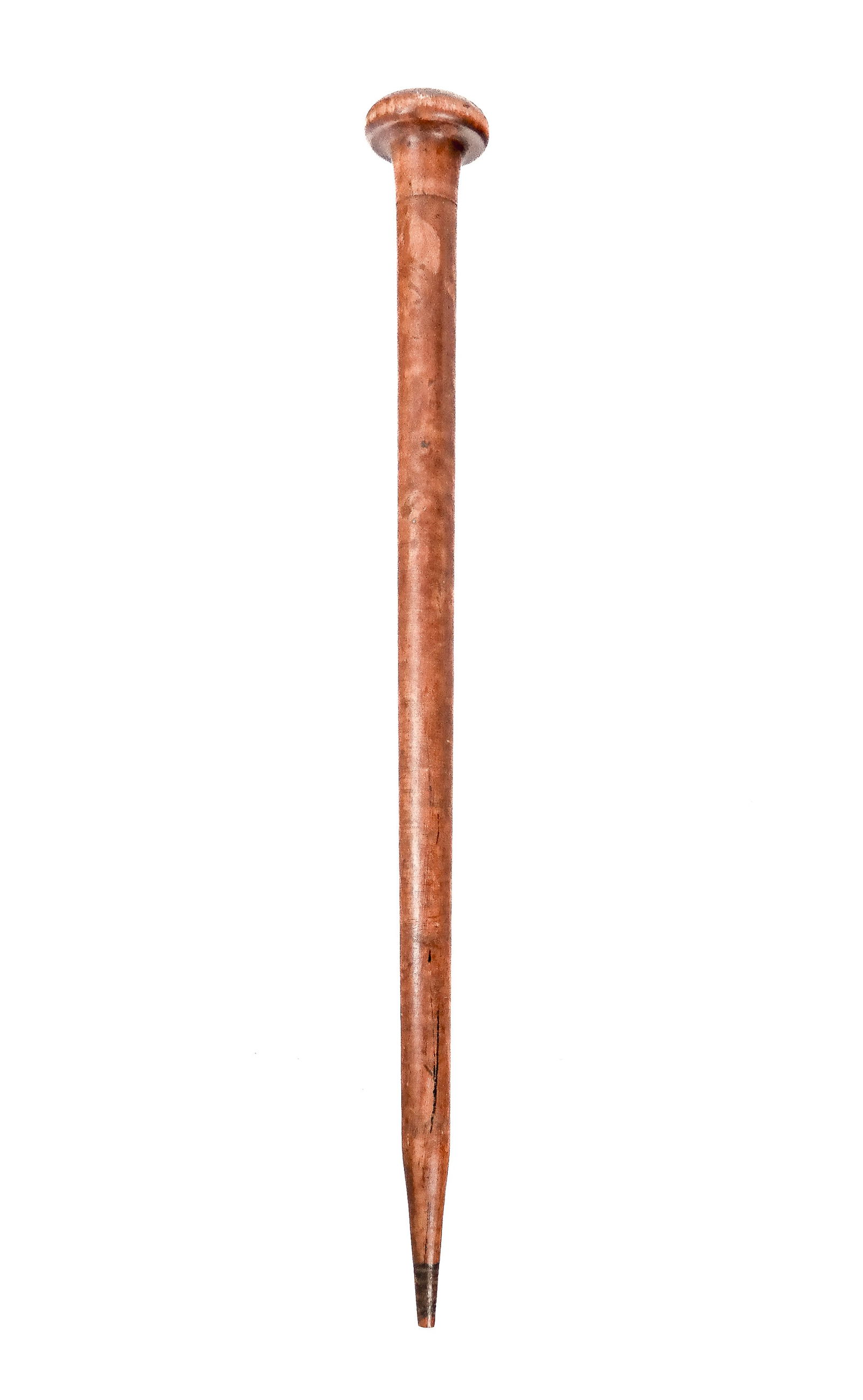 Arts & Crafts Carved "Nail" Cane (1 of 4)