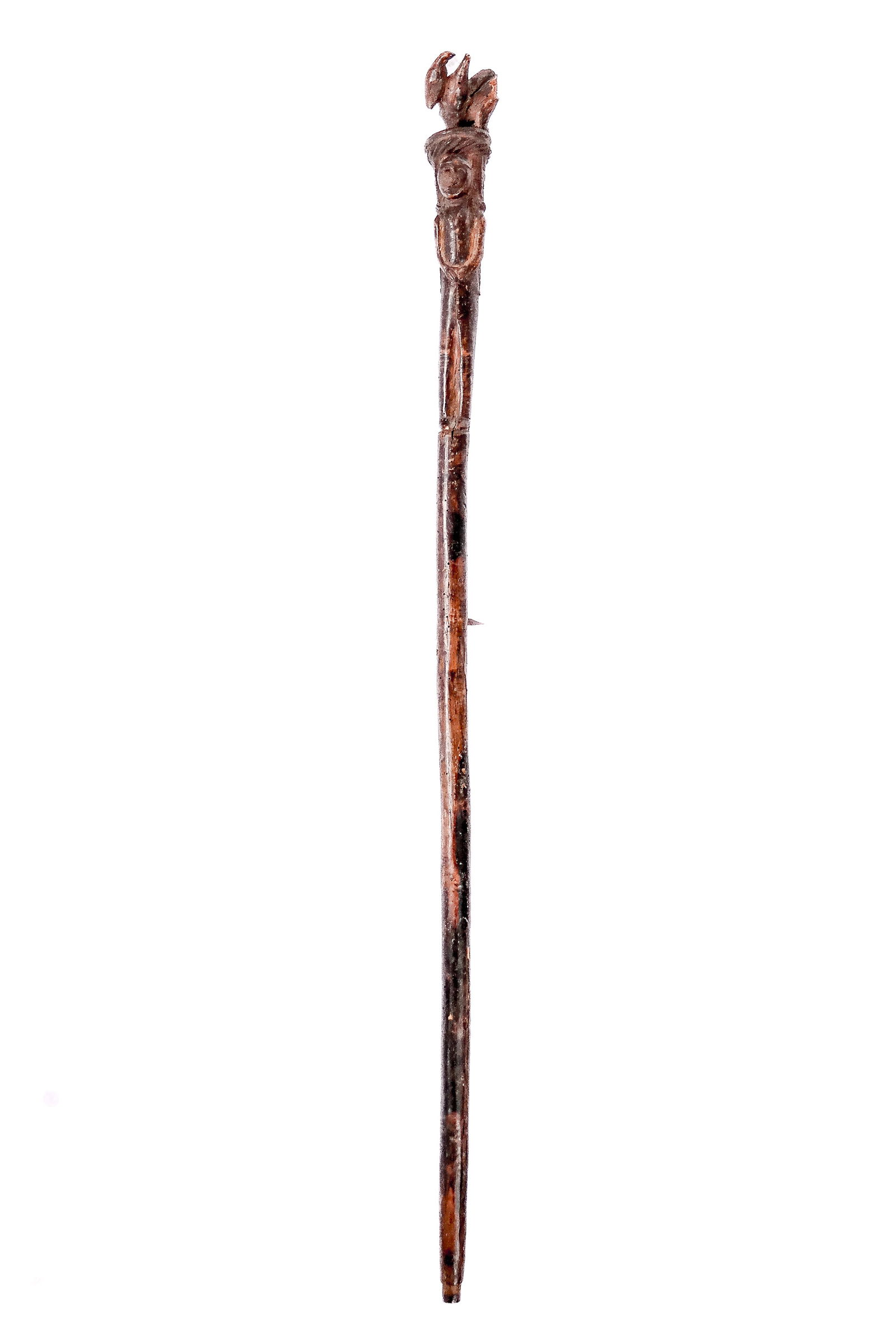 Folk Art Figural Top Cane (1 of 9)