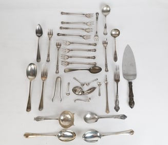 Miscellaneous Group of Silver Flatware, 28
