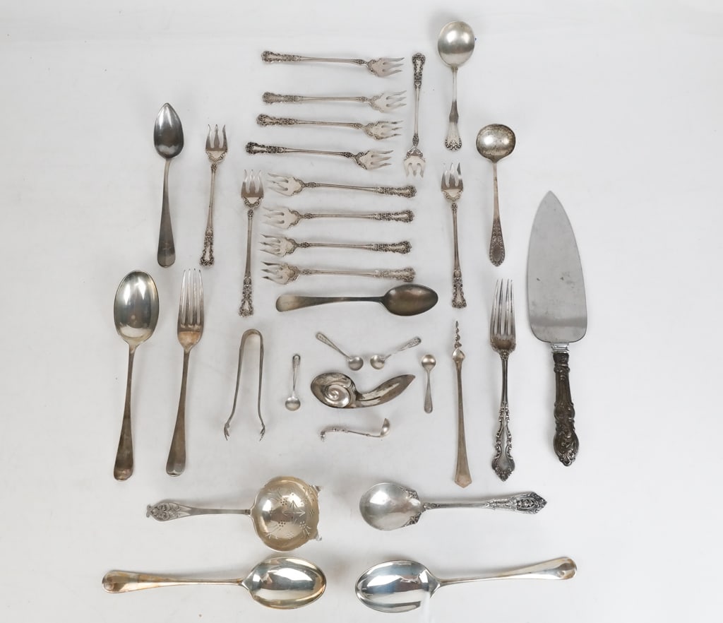 Miscellaneous Group of Silver Flatware, 28 (1 of 5)