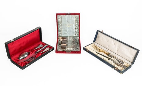 Two Box Set of Silver Flatware