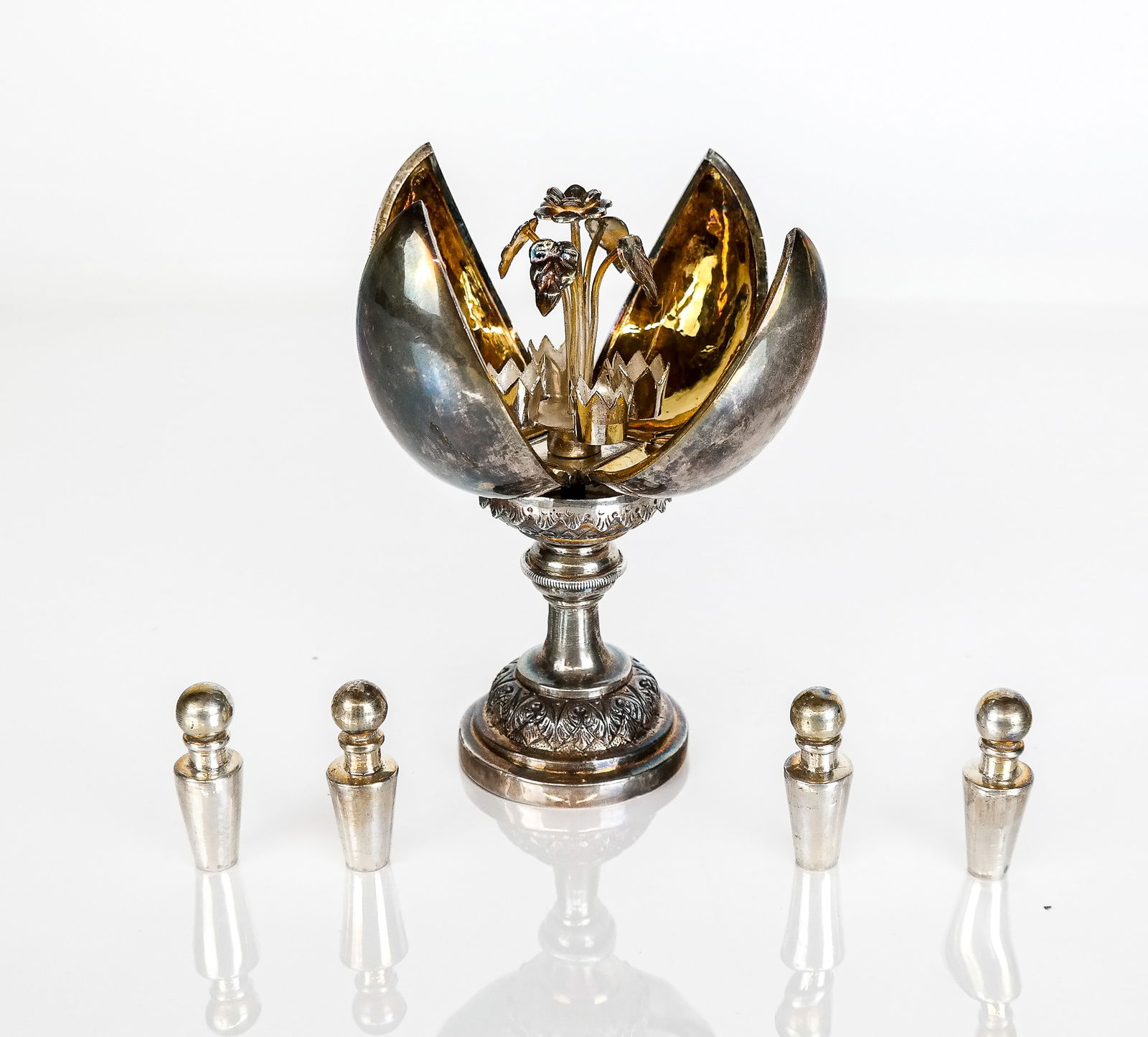 Silver and Gilt "Secret Garden" Perfume (1 of 14)