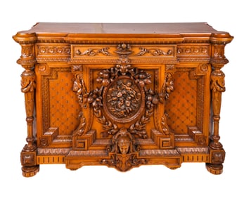 Renaissance Revival Carved Sideboard
