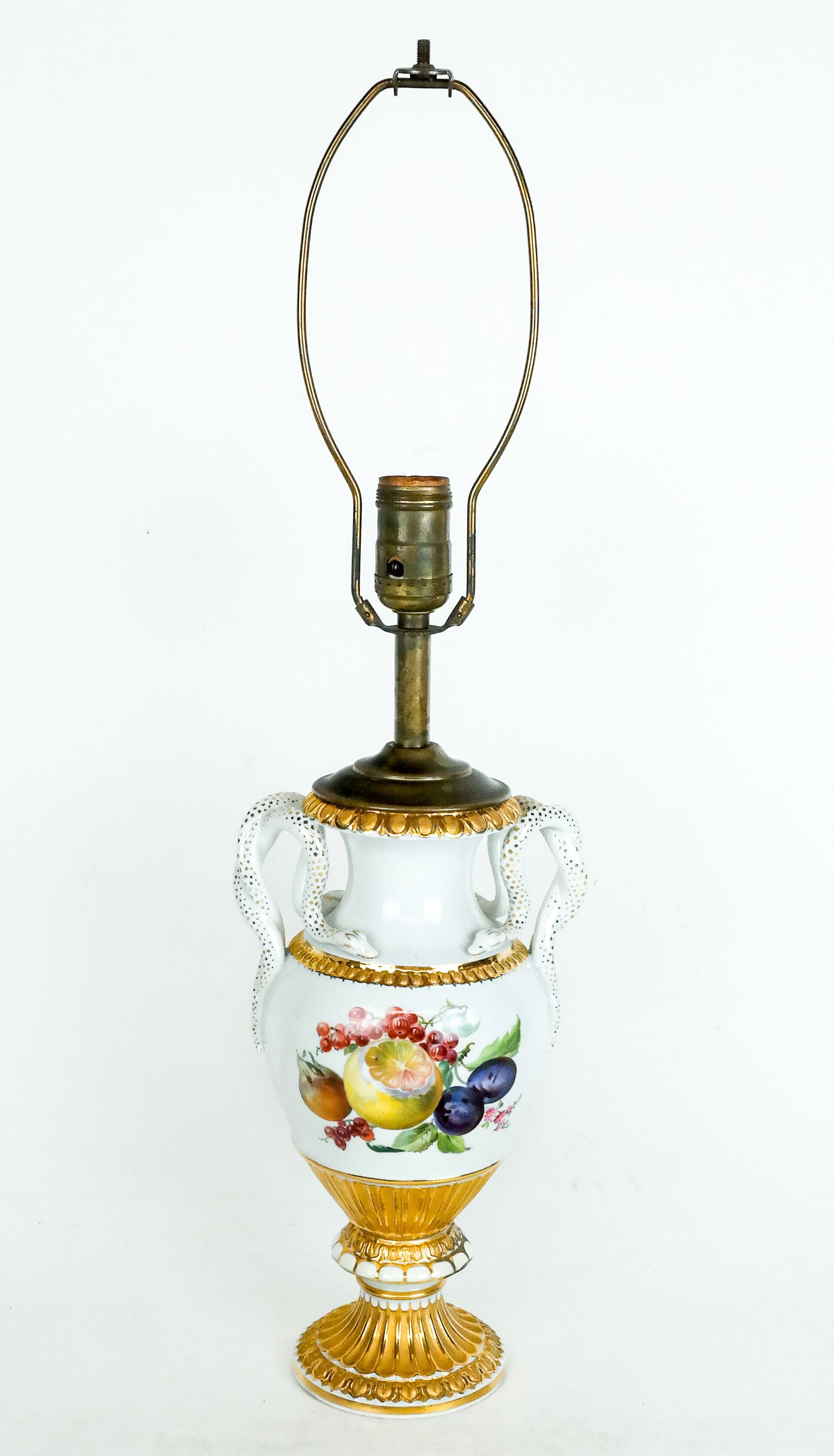 Meissen Porcelain Vase Mounted as a Lamp (1 of 9)