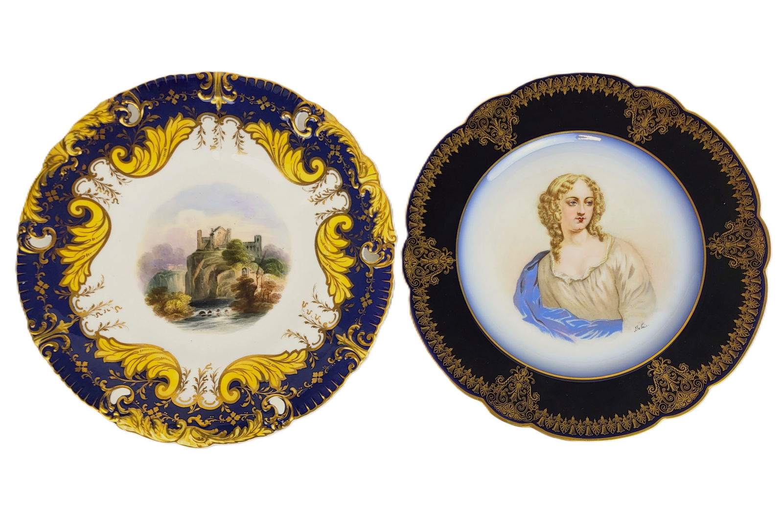 19th C. Sevres and Spode Cabinet Plates, 2 (1 of 15)