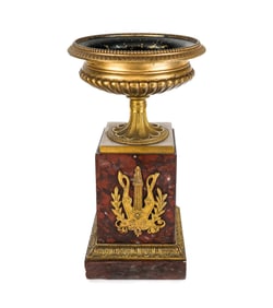 Louis XVI Gilt Bronze and Marble Compote