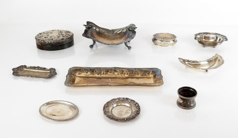 Tiffany & Co. Et. Al. Silver Table Articles, 10