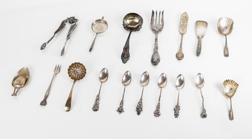 Group of Assorted Silver Flatware,