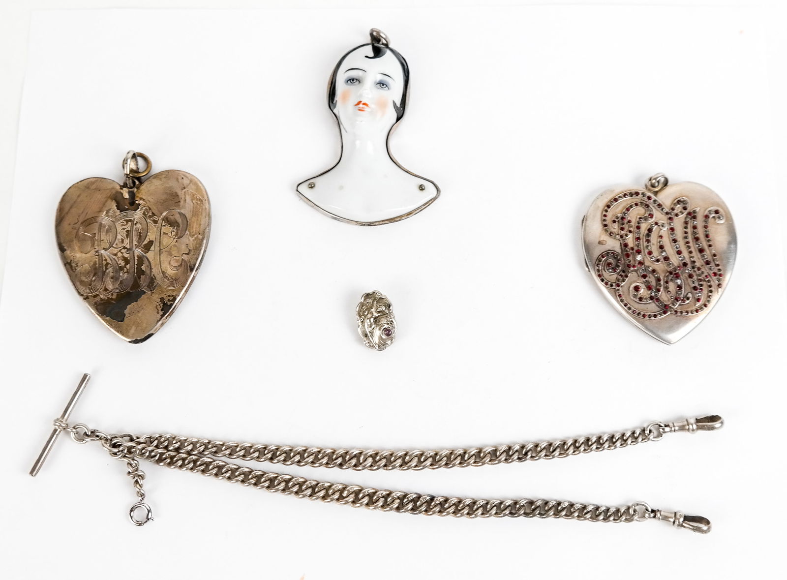 Group of Assorted Silver Jewelry Items (1 of 20)