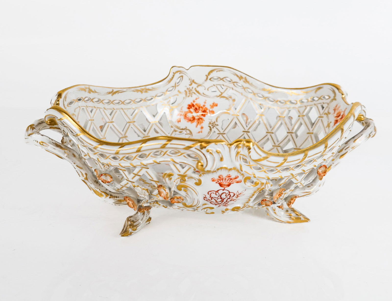 KPM Reticulated Porcelain Fruit Bowl (1 of 12)