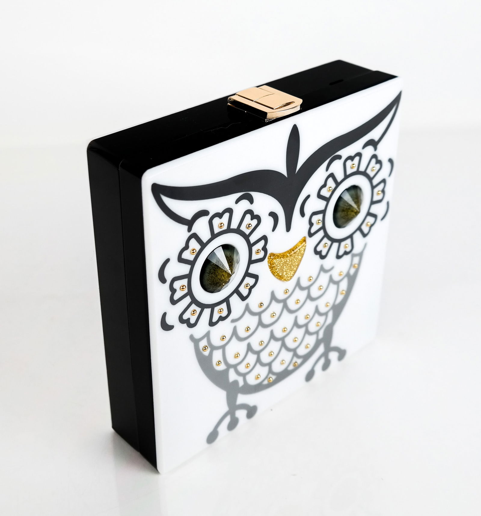 Iris Apfel designed "Rara Avis" Acrylic Owl Bag (1 of 10)
