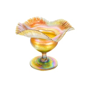 Louis Comfort Tiffany Gold Favrile Floriform Vase