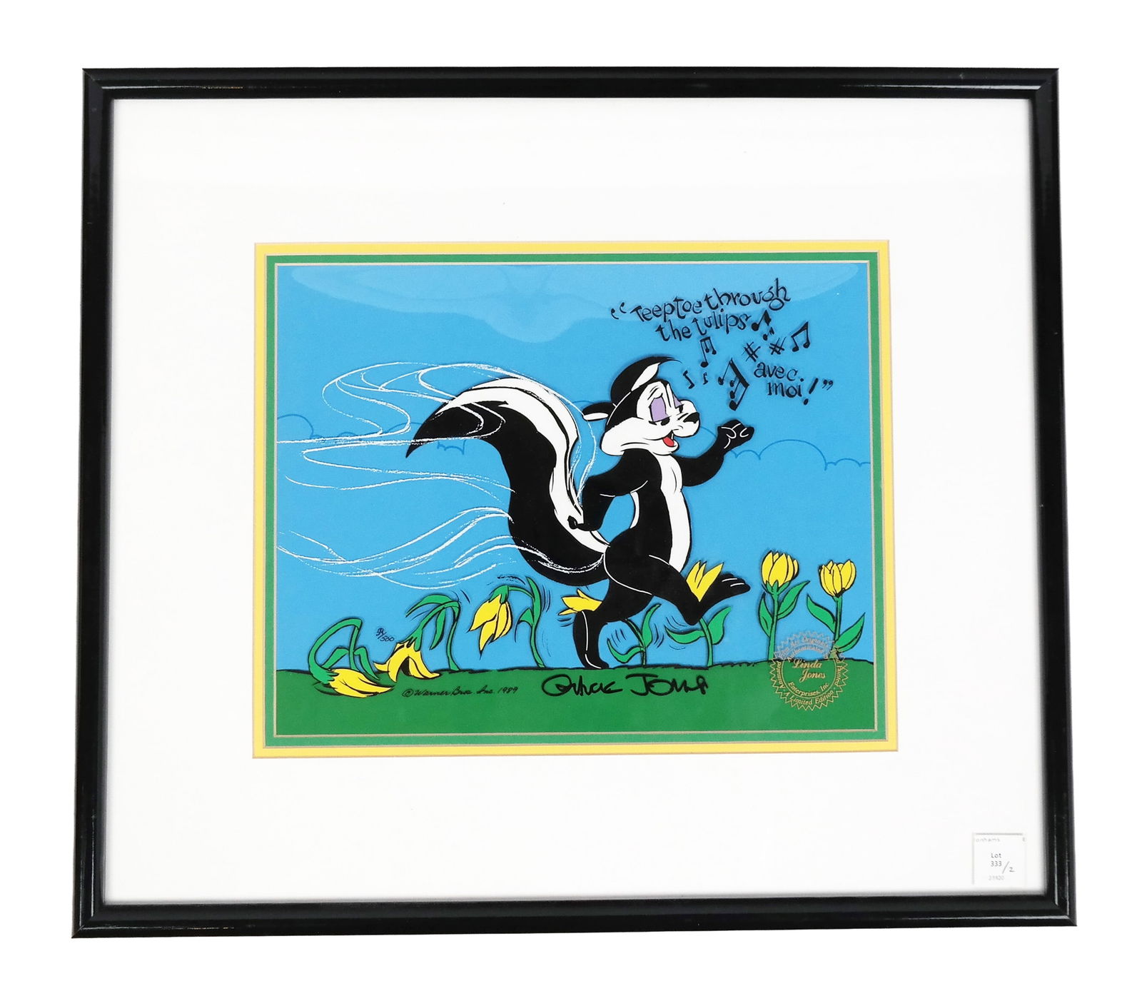 Chuck JONES Cel of Pepe Le Pew, 1989 (1 of 10)