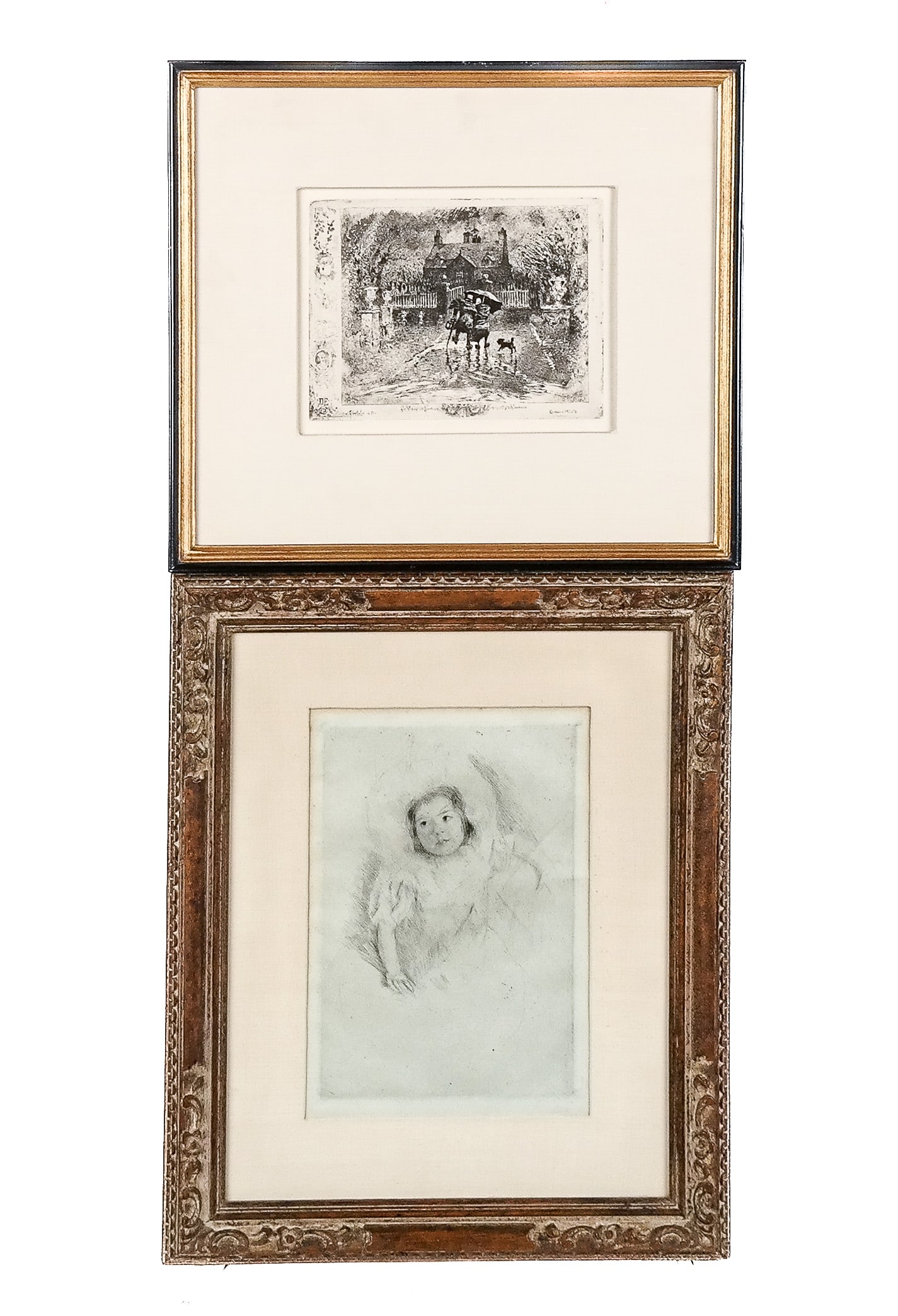 After Mary Cassat and another Etching, 2 (1 of 8)