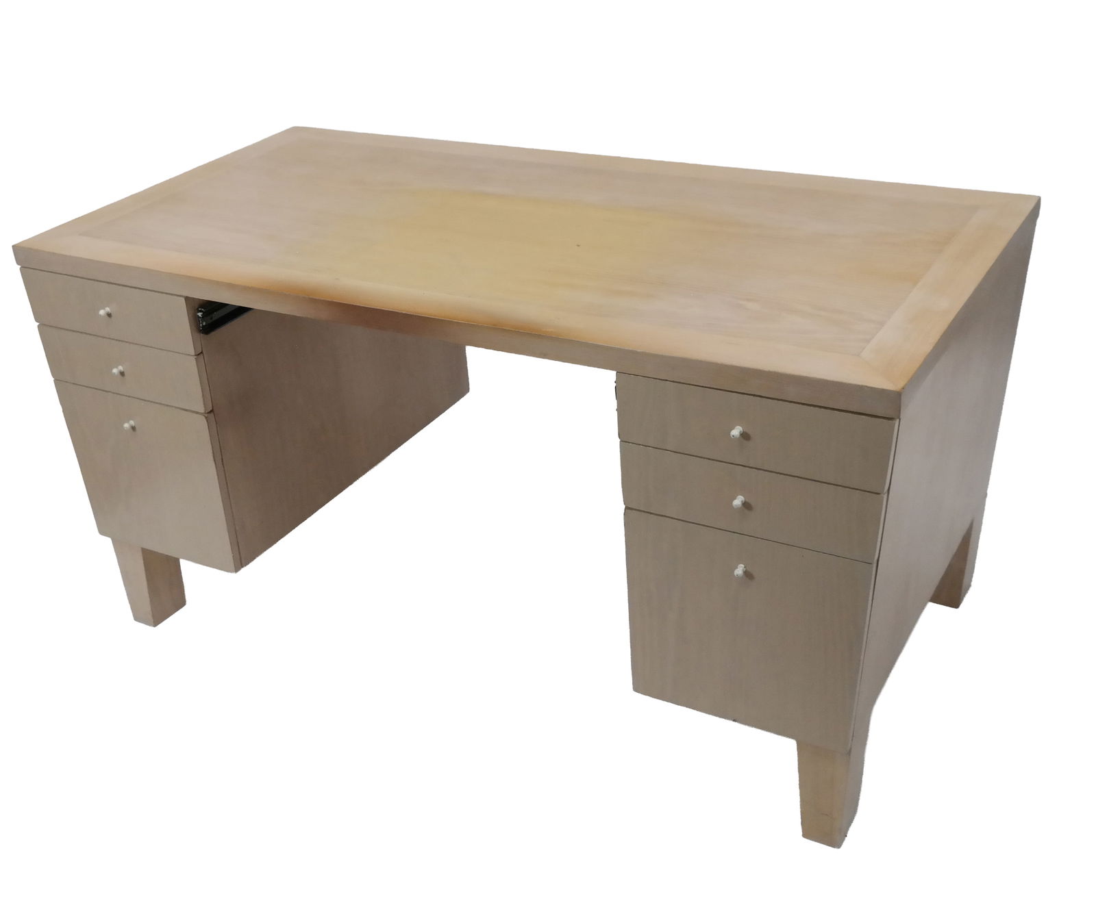 Modern Limed Oak Executive Desk (1 of 11)