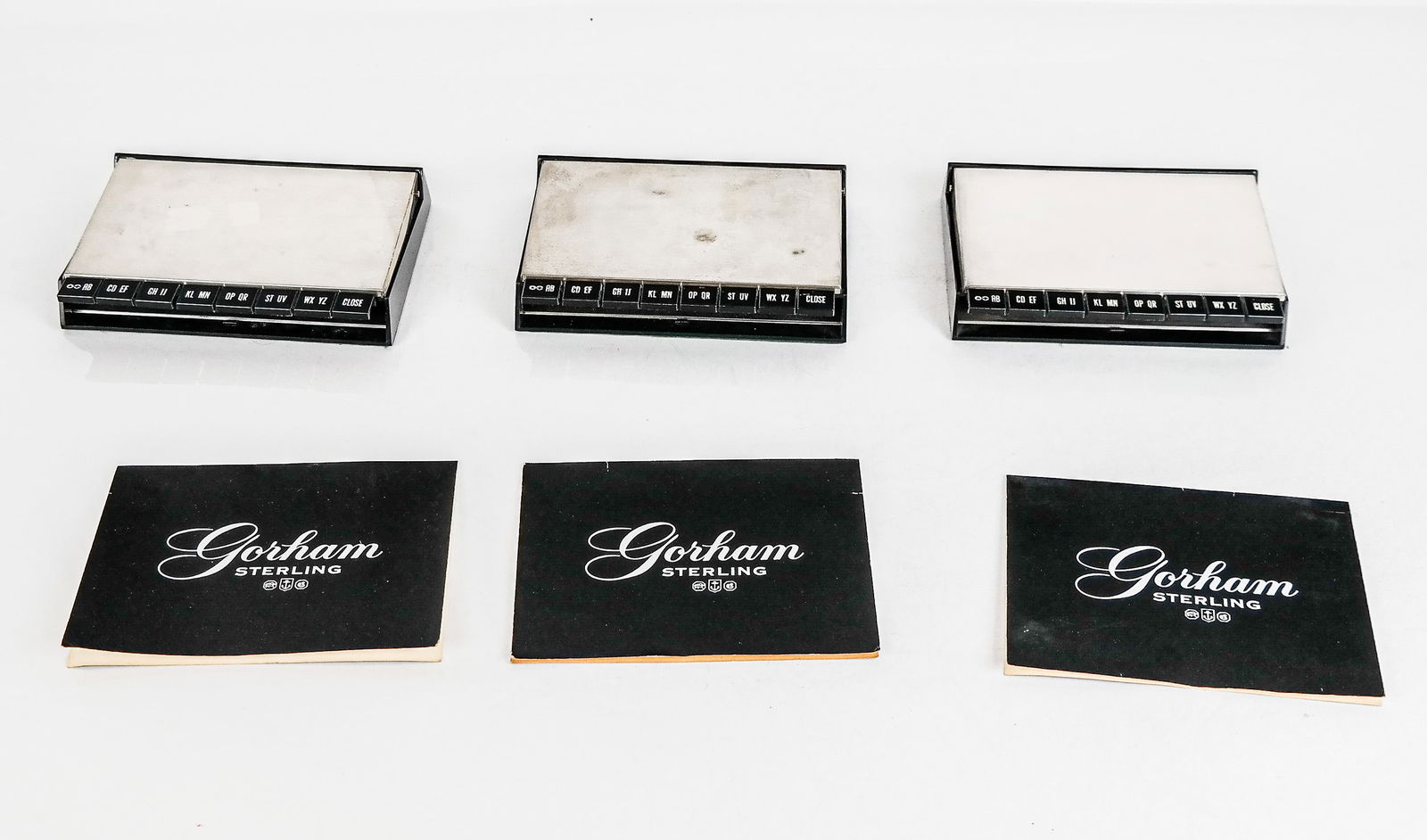 Gorham Sterling Silver & Plastic Address Books, 3 (1 of 9)
