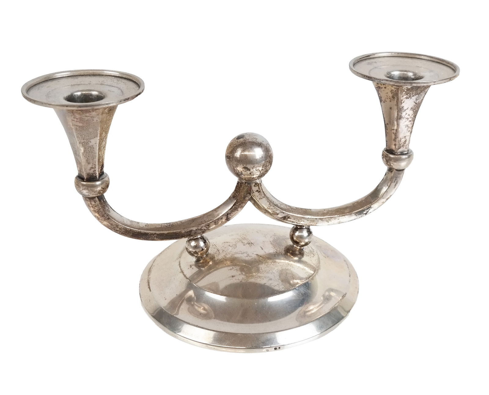 Austria-Hungary Silver Candelabrum (1 of 8)