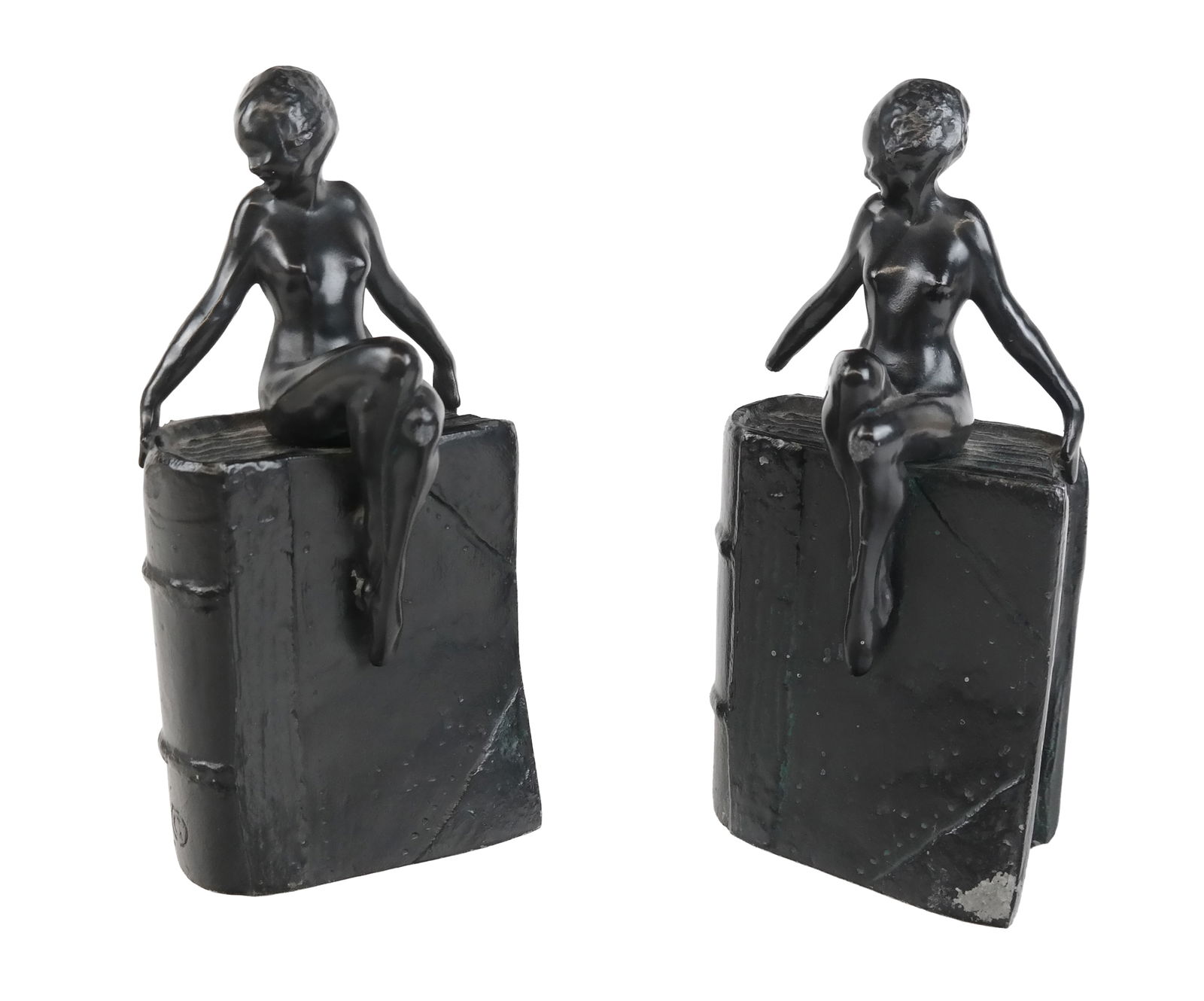 Pair of Art Deco Figural Bookends (1 of 10)