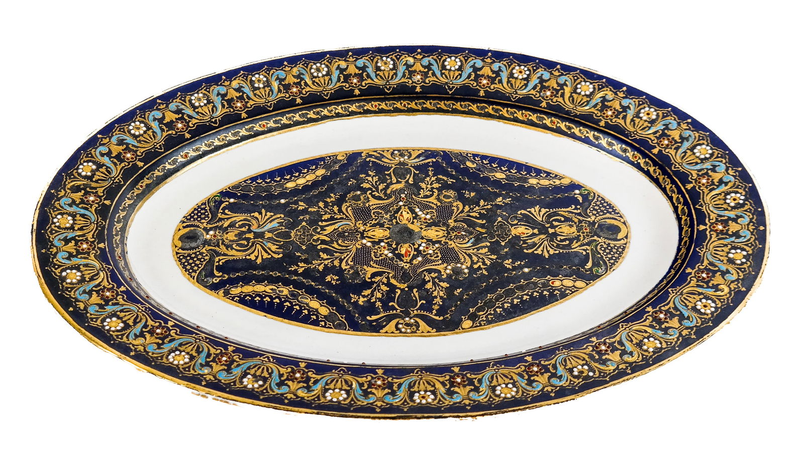 Large Sevres Porcelain Oval Platter (1 of 11)