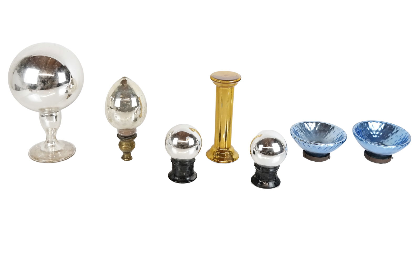 Group of Mercury and Reflective Glass Ornaments, 7 (1 of 13)