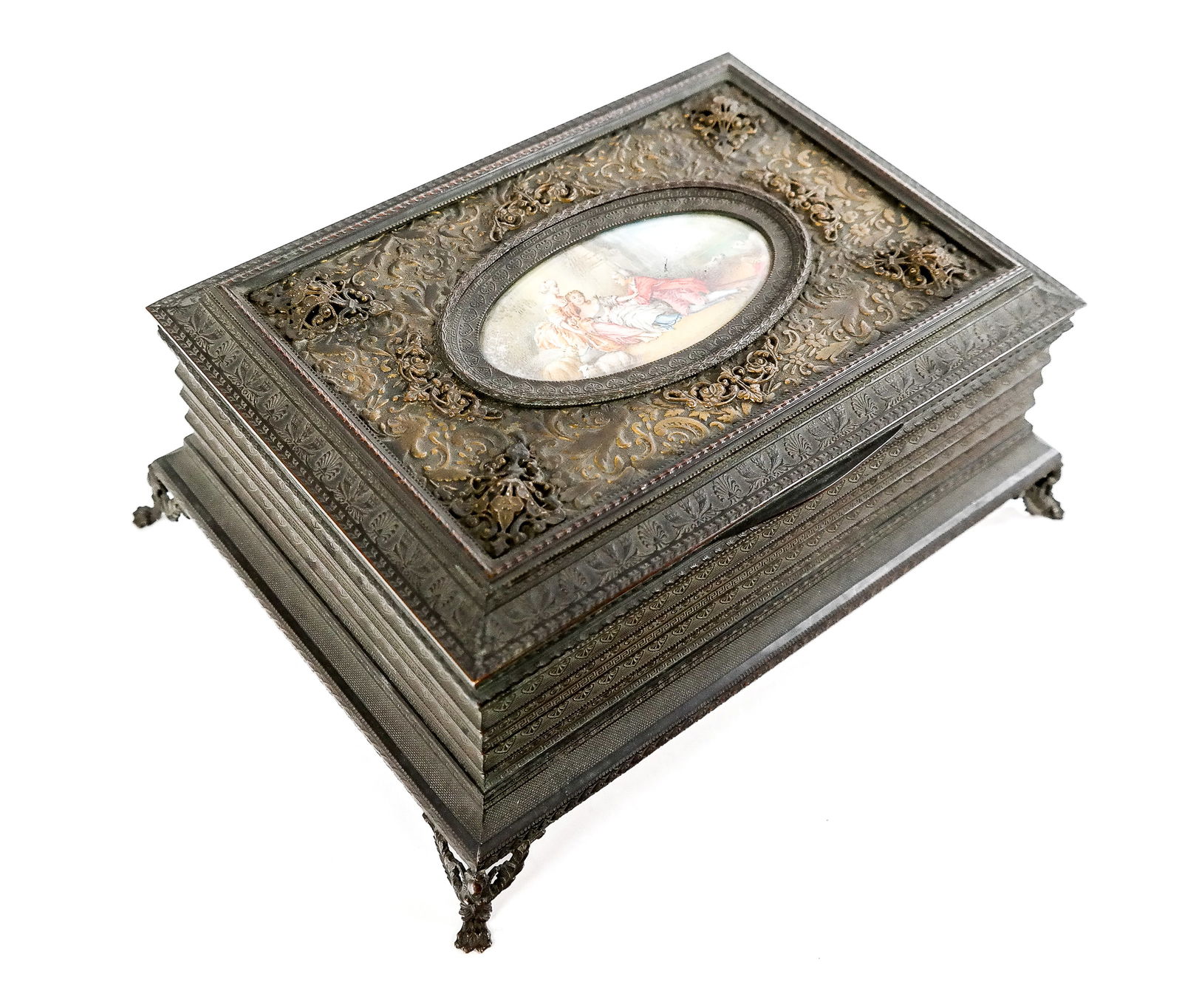 French Bronze Tabletop Box (1 of 12)
