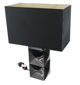 Contemporary Black Lamp