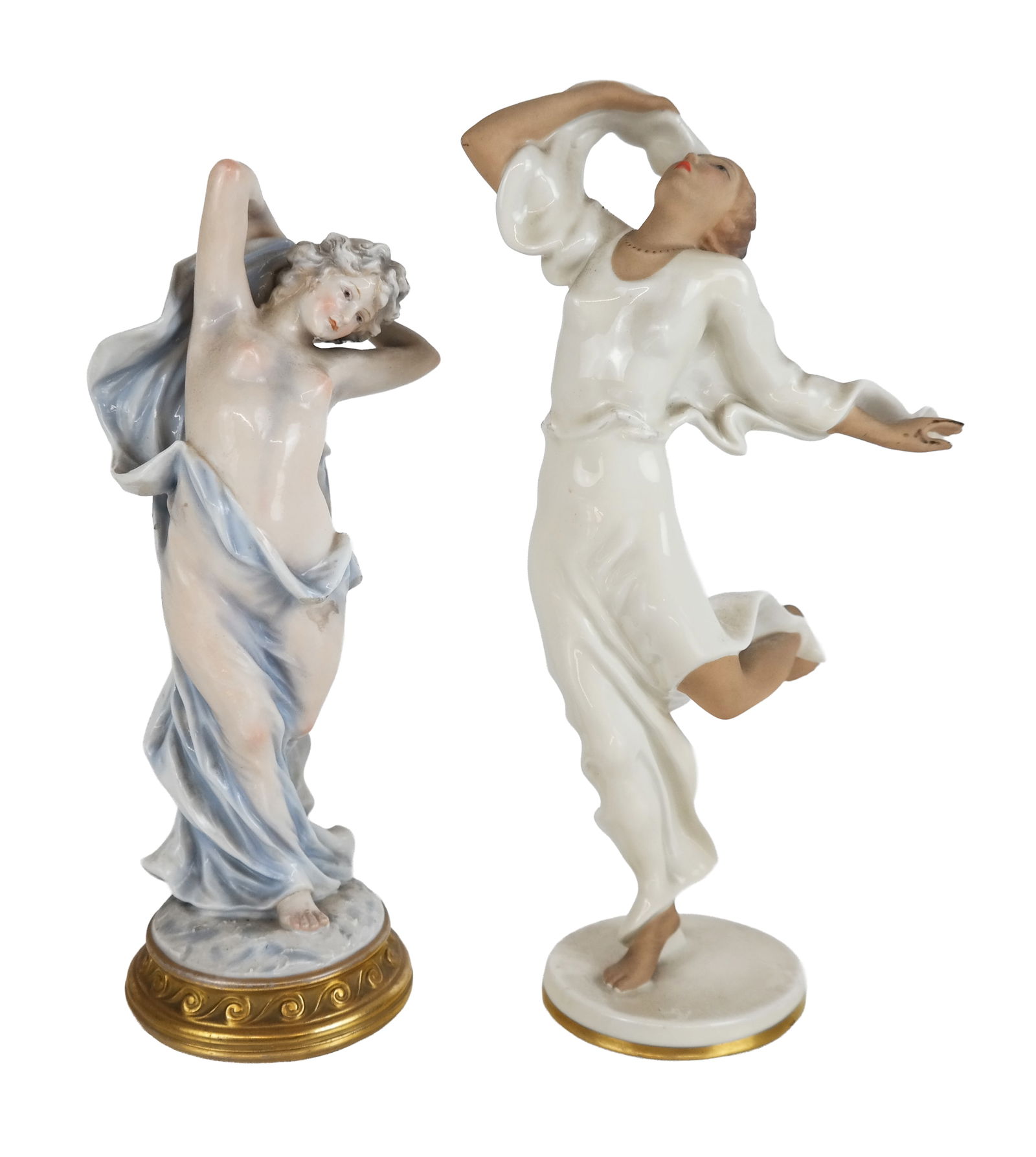 Capodimonte and Friedlander Porcelain Figurines, 2 (1 of 10)