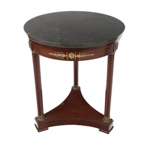 French Empire Marble Top Gueridon