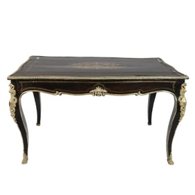 Louis XV Ebonized and Boulle Inlaid Writing Desk