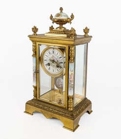 Bailey Banks and Biddle Bronze Carriage Clock