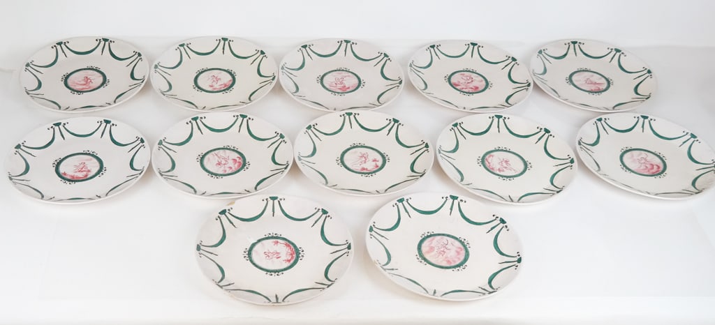 Sceaux French Faience Plates, 12 (1 of 7)