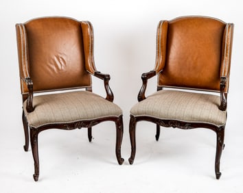Pair Ralph Lauren "Conservatory Garden" Armchairs