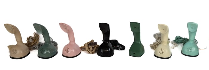 Seven Ericsson Ericofon "Cobra" Phones