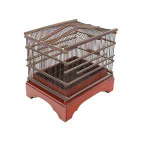 Japanese Lacquered Cricket Cage