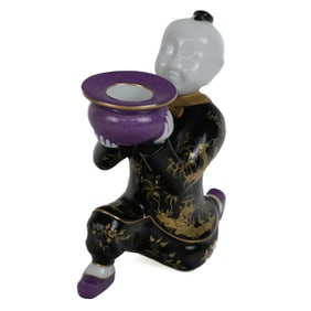 Tiffany & Co. Le Tallec Porcelain Candlestick