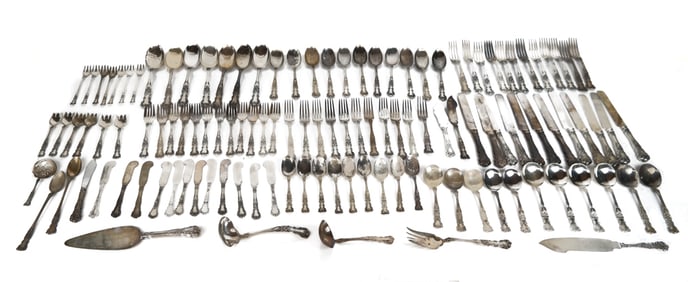 Gorham Sterling Silver "Buttercup" Flatware,128